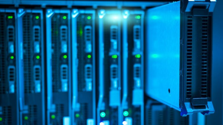 Cloud data servers where iPhone backups are stored