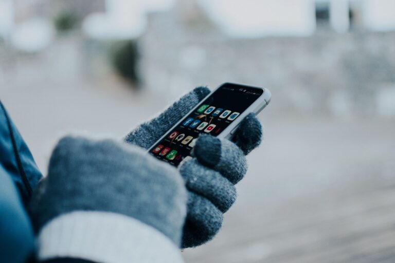 Smartphone showing a verification code login screen