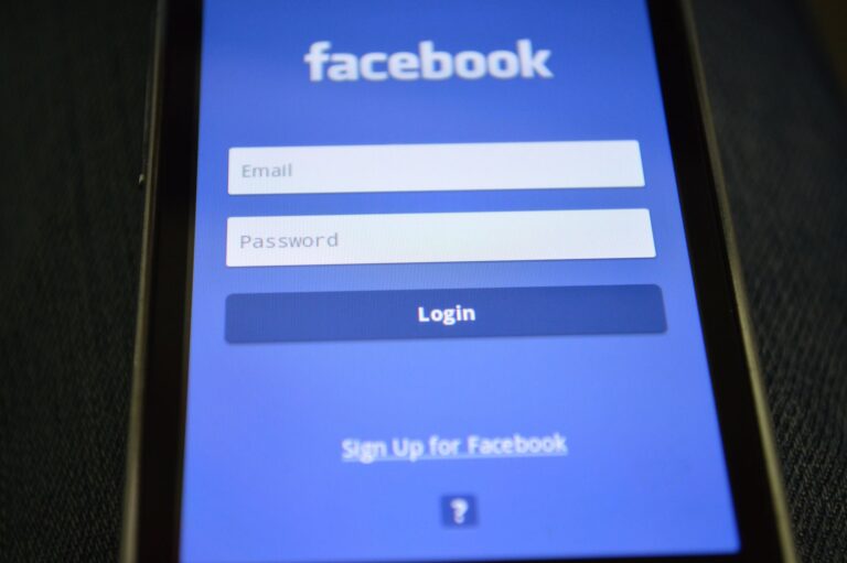 Login screen with password field on a screen